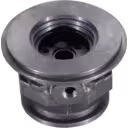 Vue supérieure du bearing housing J96 montrant l'ouverture centrale et un port fileté