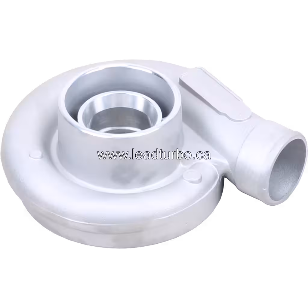 Vue latérale du carter de compresseur Cummins 6CT