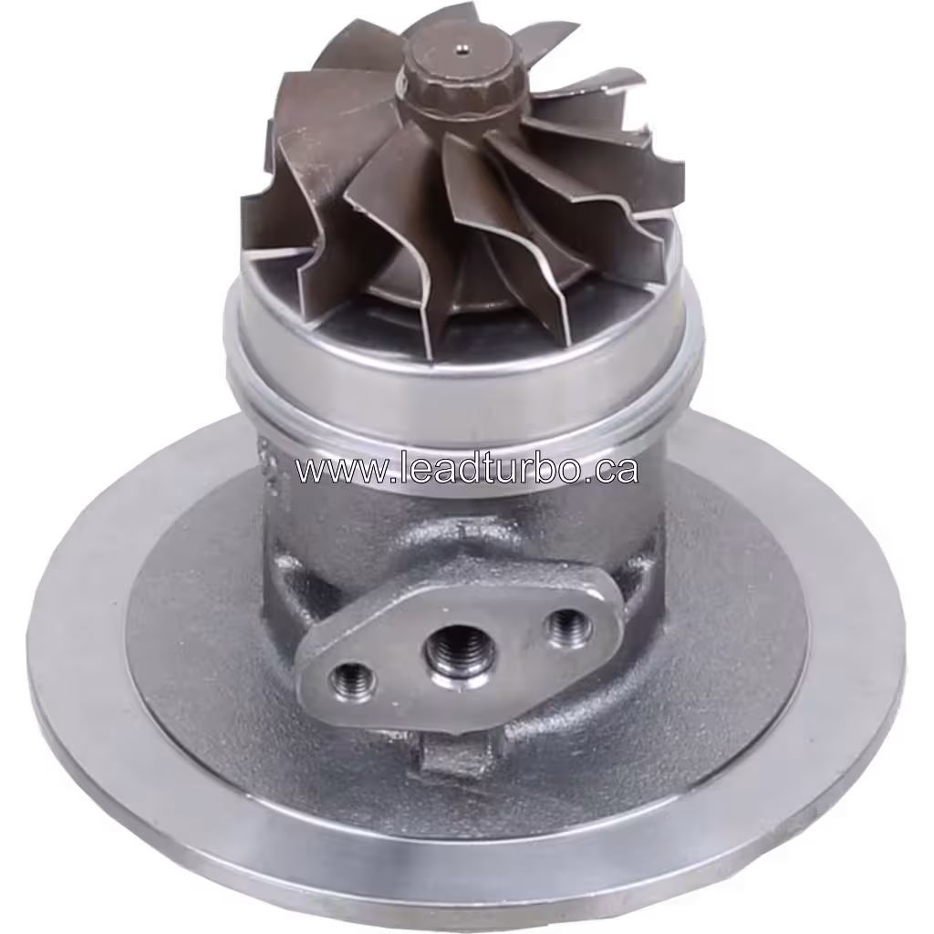 Core HX40W vue inférieure 45 degrés avec roue turbine