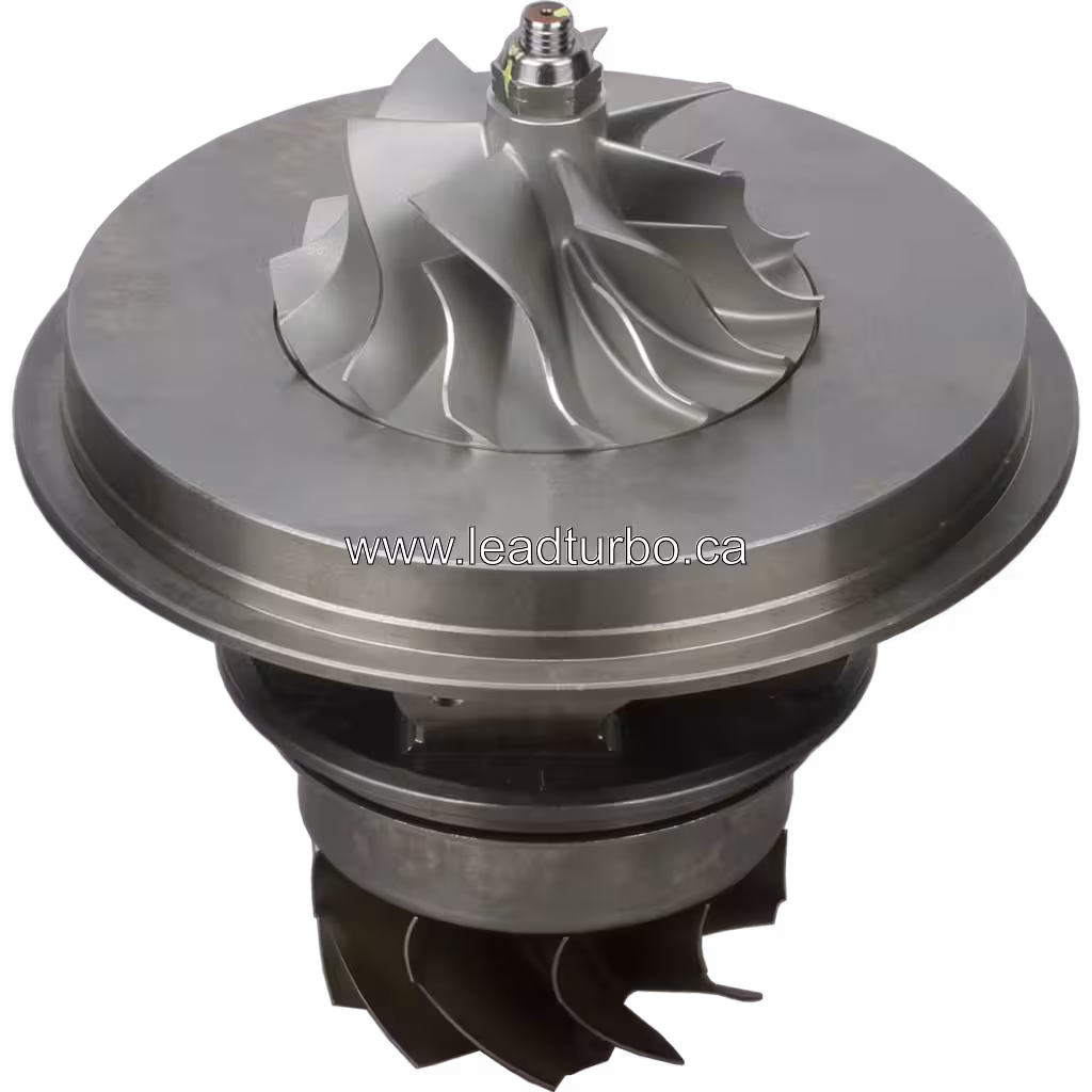 Vue à 45 degrés du carter compresseur du core turbo FOR 171702 pour Detroit Diesel S60