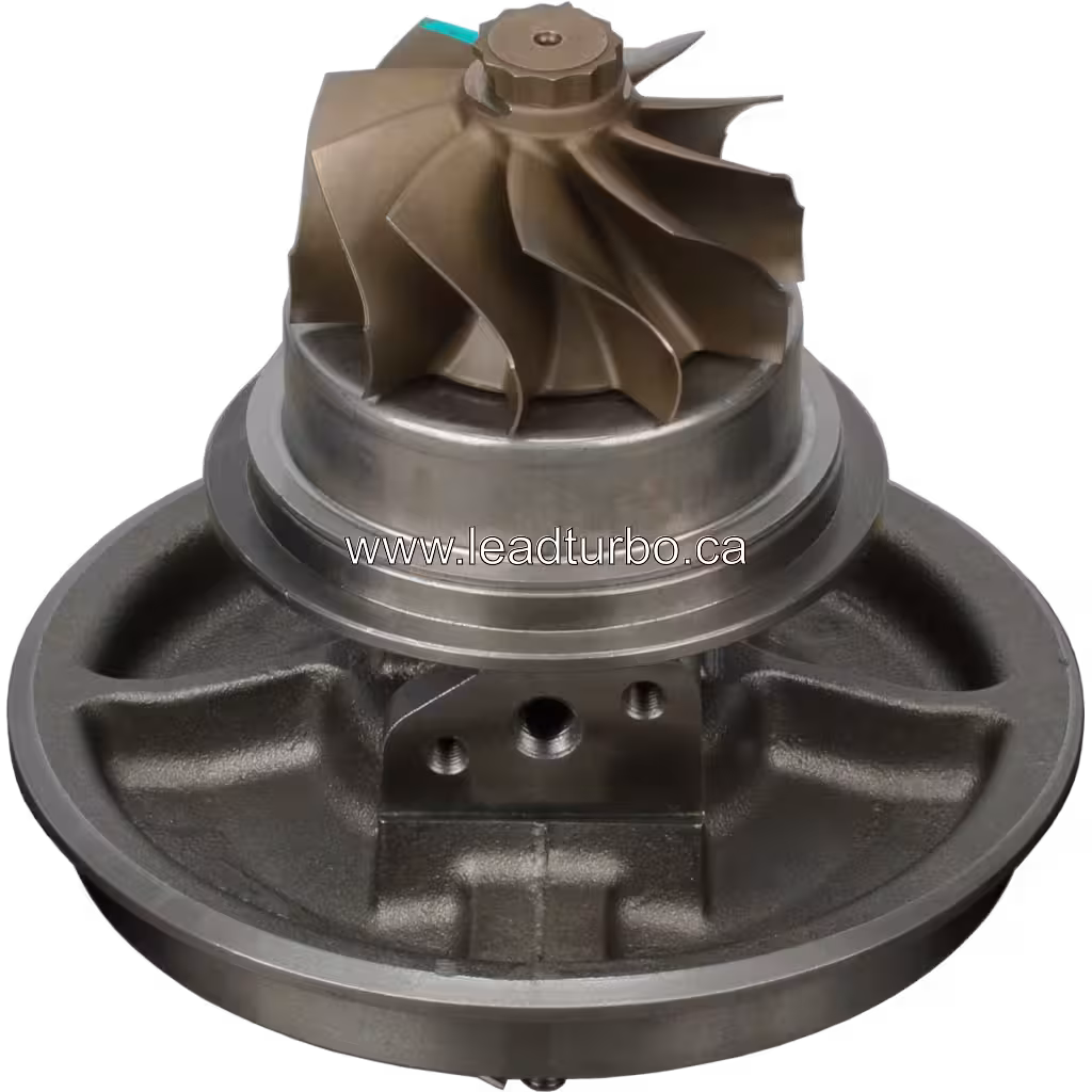 Core Turbo 171703 S400S061 pour Detroit Diesel S60 bottom 45 degree view