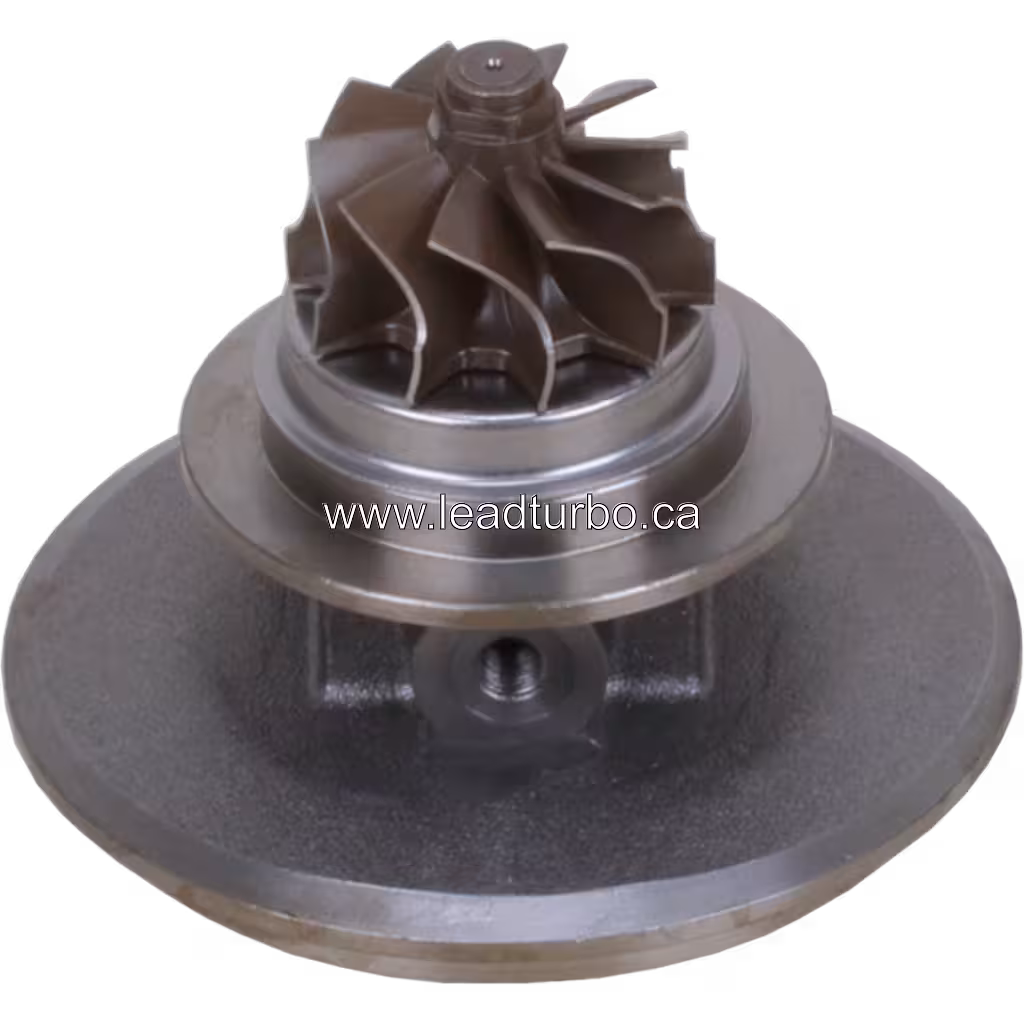 Vue de dessous à 45 degrés du core de turbocompresseur FOR 04299152