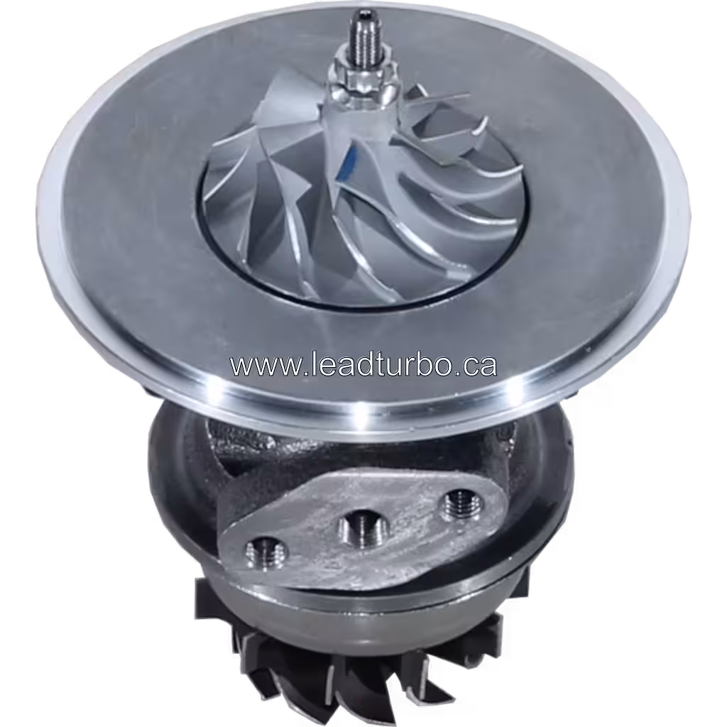 Vue de dessus du core 409172-0085 montrant le carter turbine noir et le carter compresseur