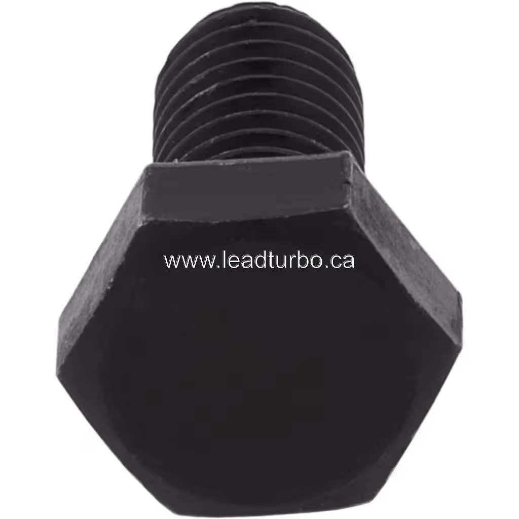 Top-down view of HX83 turbo fastener hex head