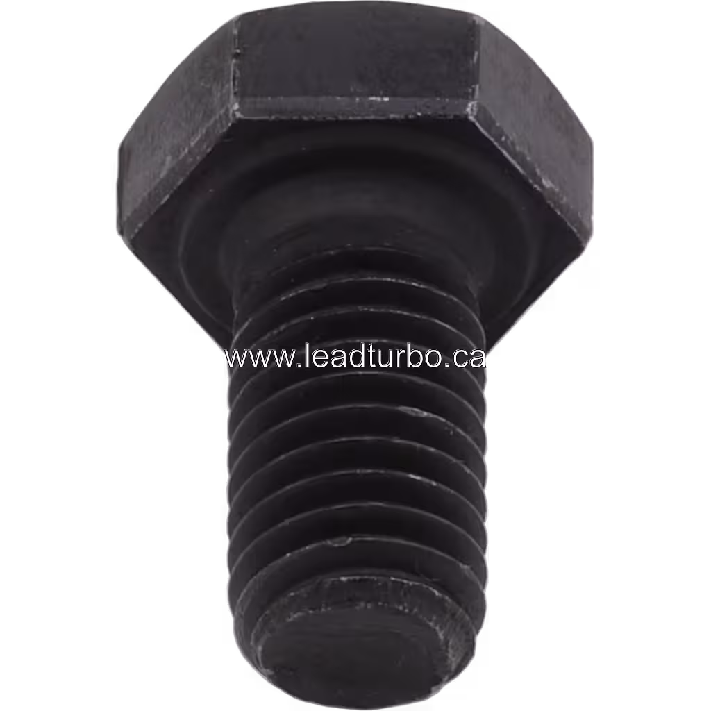 Threaded fastener side profile view of HX83 turbo bolt