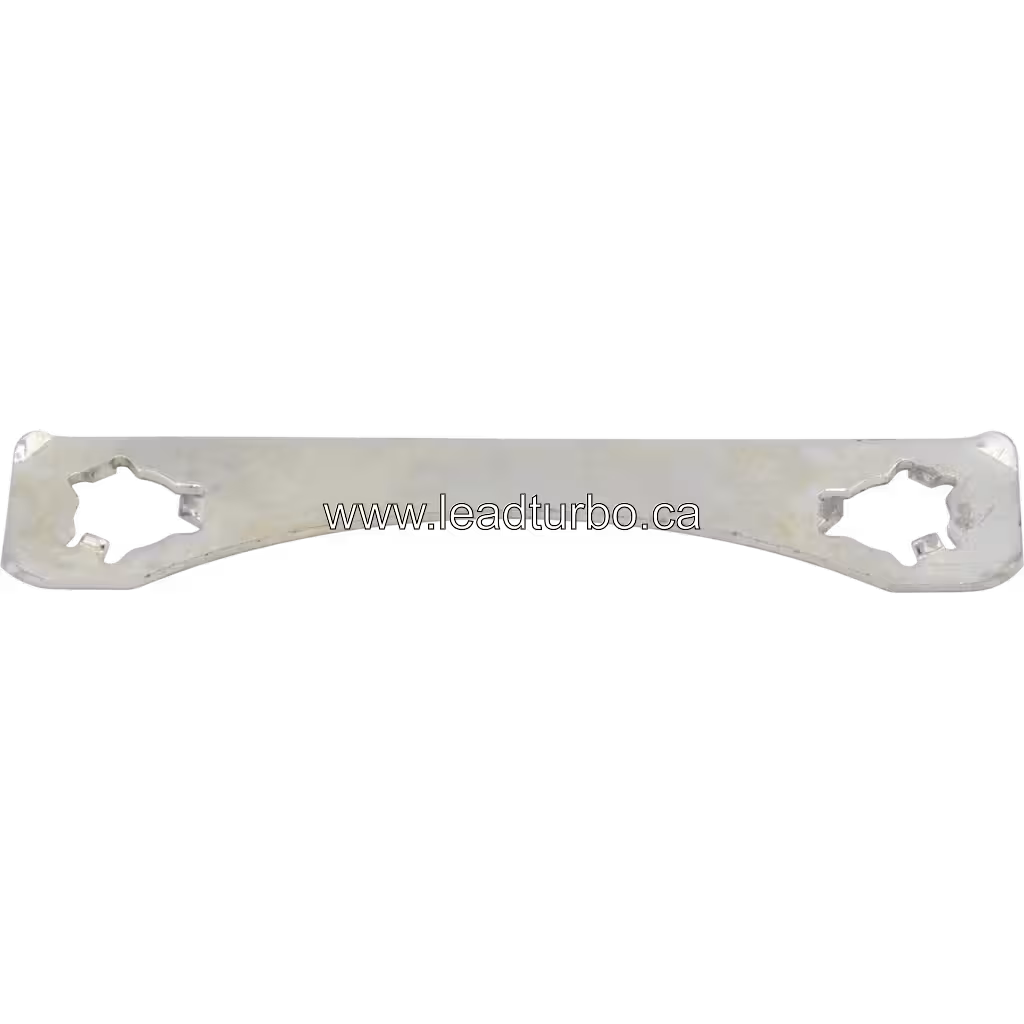 Side profile view of HX83 clamp plate for Cummins QSK38