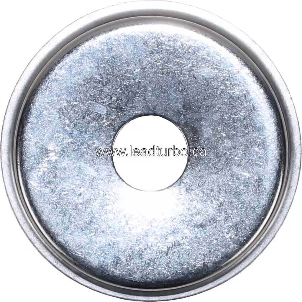 Heat shield turbo DAF XE250C 280C, profil en bol avec rebord extérieur