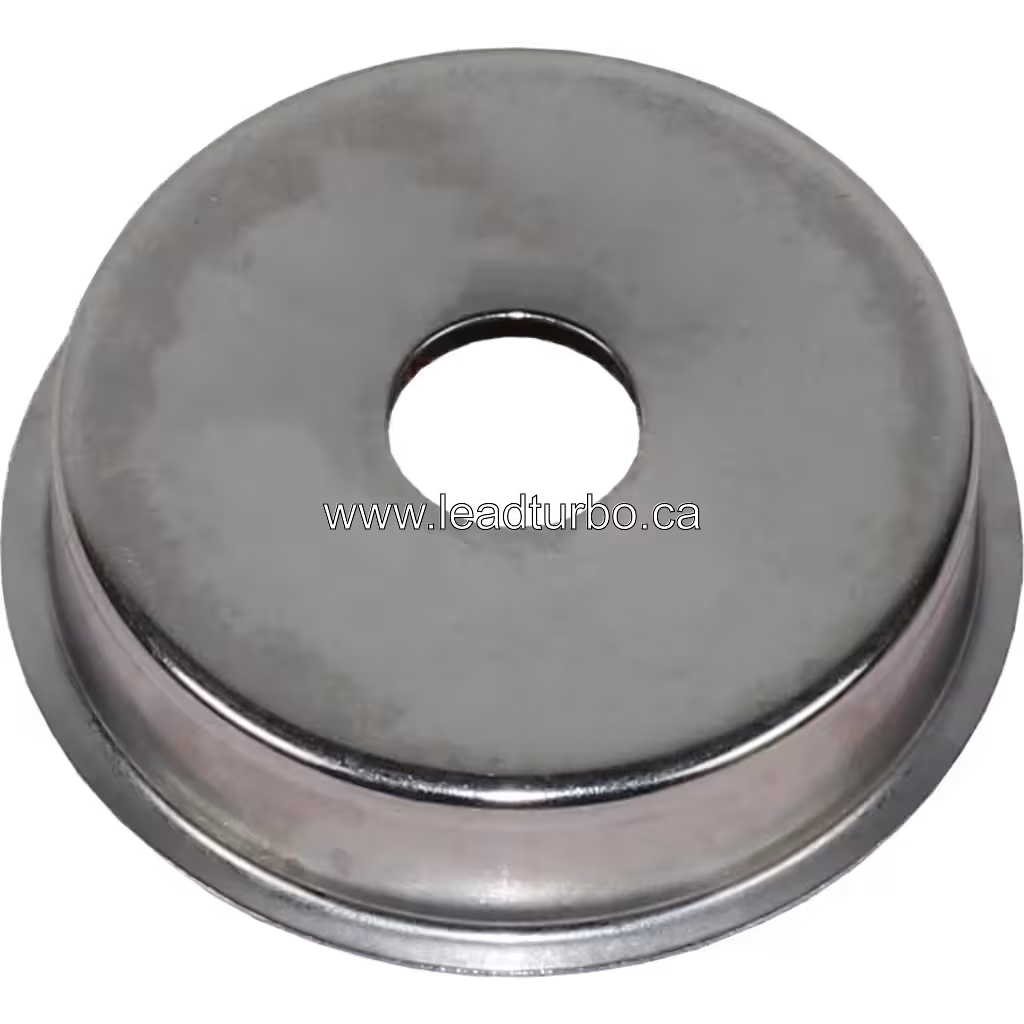 Heat shield 53319707134 HS vue de dessus, finition métal argenté