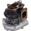 Turbocharger compressor housing detail