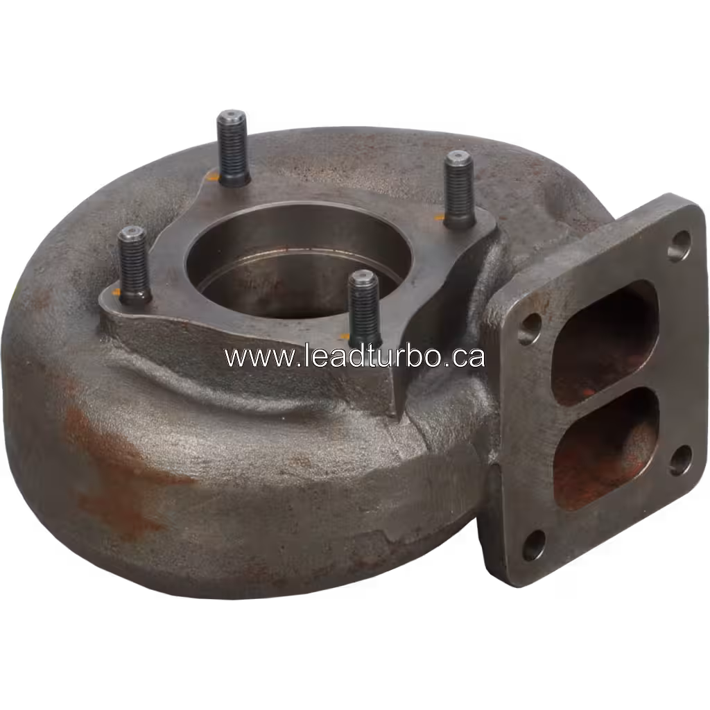 Logement turbine en fonte NH178343 pour Isuzu 6SD1T, vue de dessus
