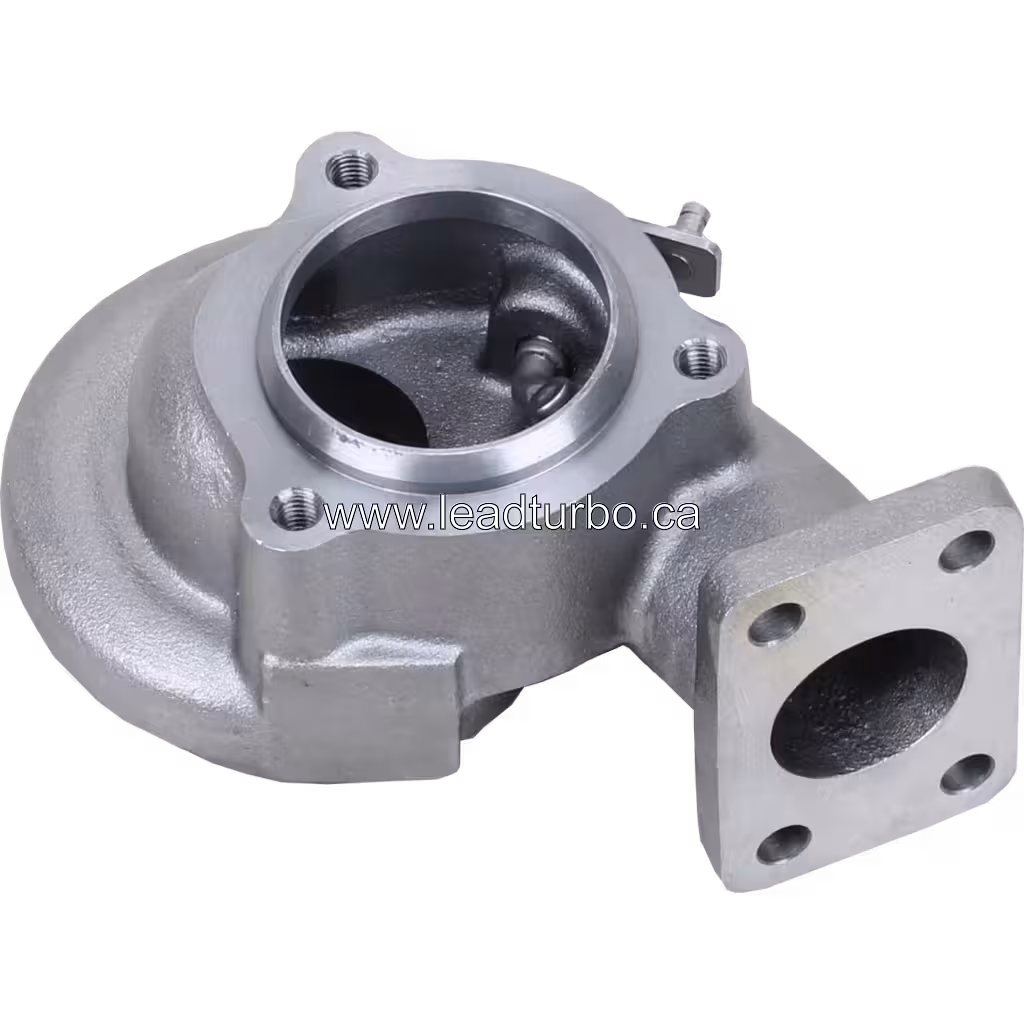 Perkins 1104C replacement turbine housing side view