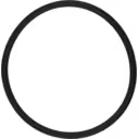 O ring élastomère HY35W vue à 45 degrés