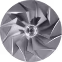 Détail du rotor de turbocompresseur J96
