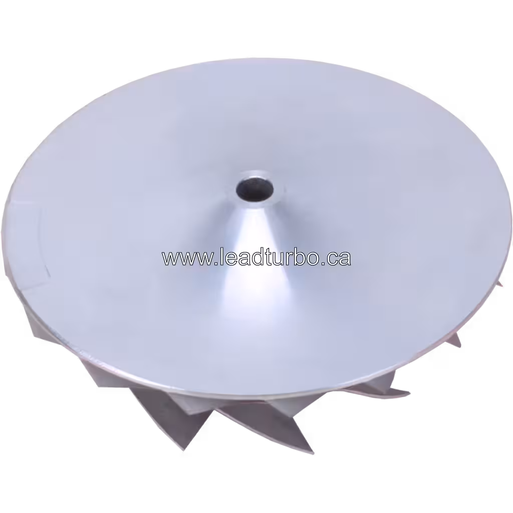 Roue compresseur 3593926 HX82 pour Cummins QSK78 bottom 45 degree view