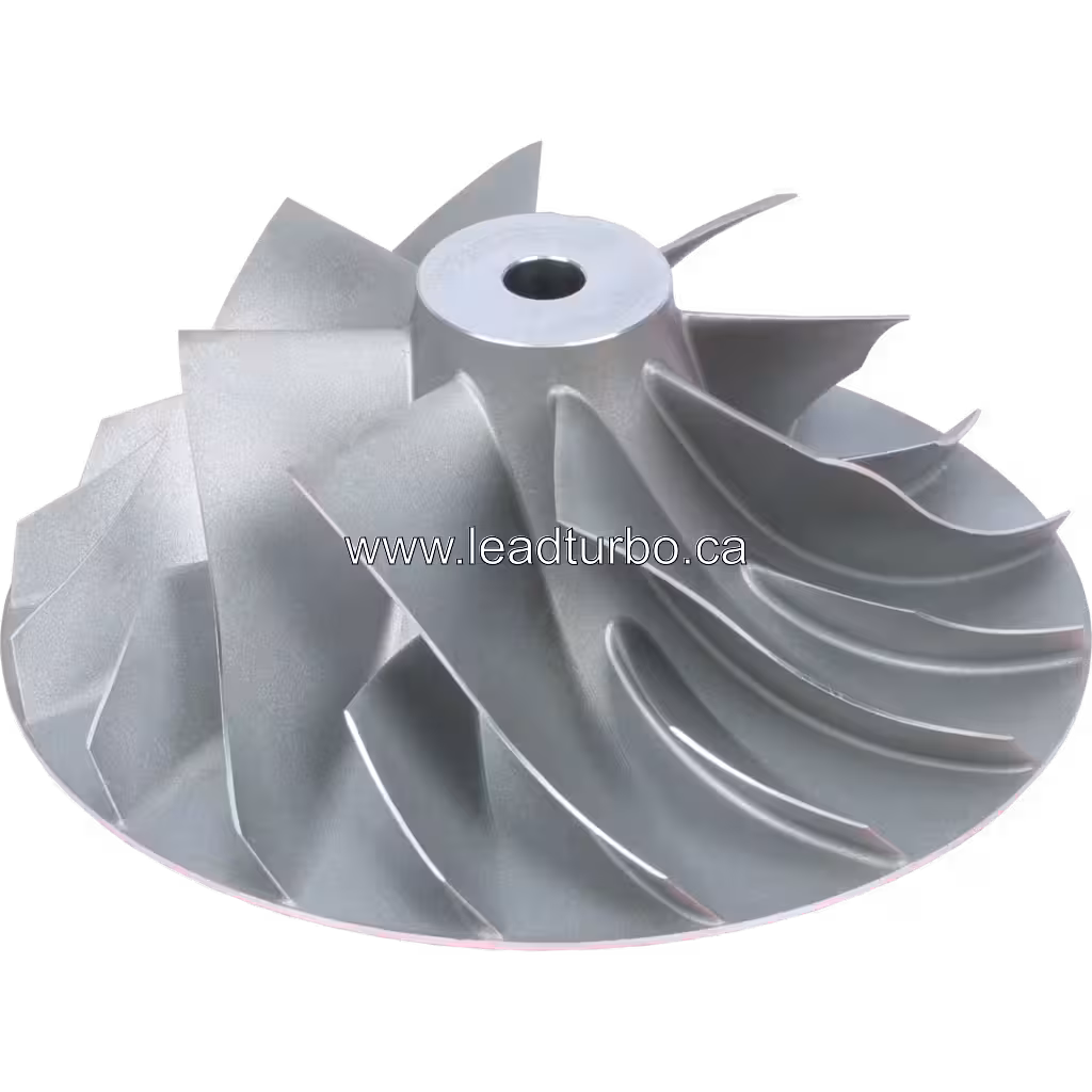 Roue compresseur 3593926 HX82 pour Cummins QSK78 45 degree view
