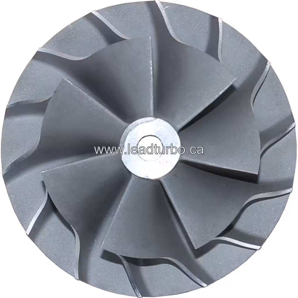 Roue de compresseur en aluminium pour moteur ISUZU 6WF1-CT