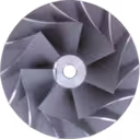 Roue de compresseur de turbocompresseur pour Volvo TCD2013L04-2V thumbnail 4