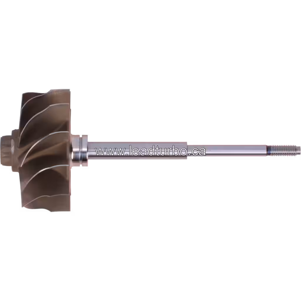 Roulette turbine HX55W FOR 4090042 TW vue de profil avec arbre