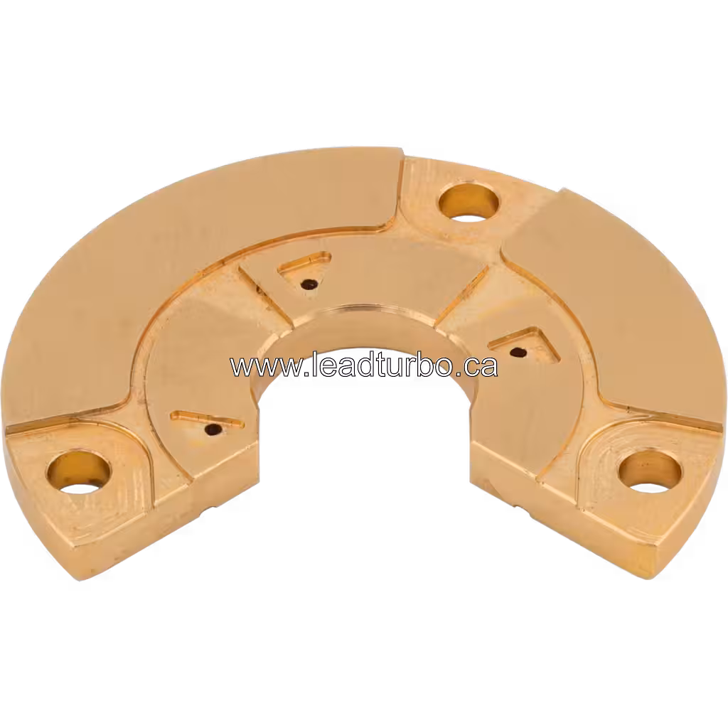 Vue de dessus du thrust bearing GTA5008B montrant les trous de montage et les fentes internes