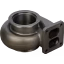 Turbine housing 178788 en métal moulé gris mat avec flange rectangulaire