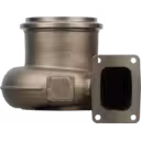 Turbine housing 3590265-cast-1 HX83 en métal gris fondu, vue avant
