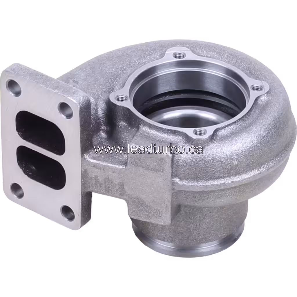 Turbine housing FOR 504085575 TH avec ouverture centrale usinée et entrées cylindriques