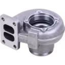 Turbine housing FOR 504085575 TH avec ouverture centrale usinée et entrées cylindriques