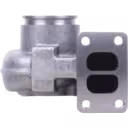 Turbine housing FOR 504085575 TH HX35 en métal gris avec flange rectangulaire