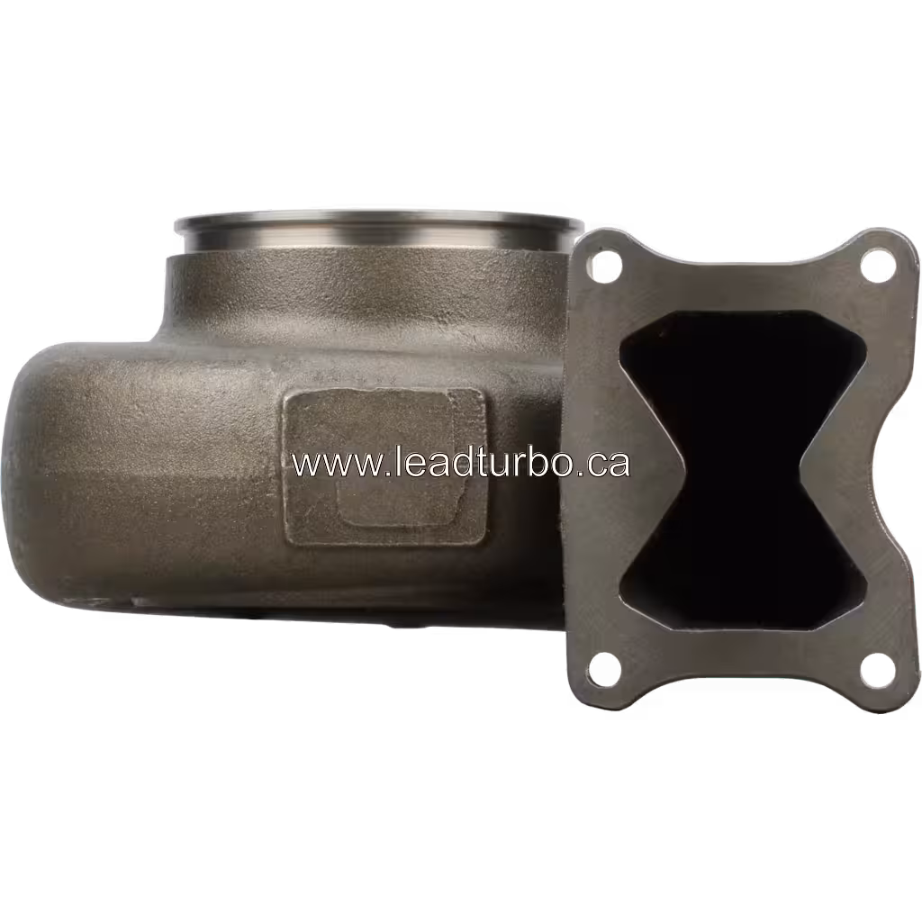 Turbine housing HX83 FOR 3774246 TH vue avant en métal gris