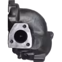 Turbine housing J96 FOR 5303-970-0052 TH vue avant avec bride d'admission usinée