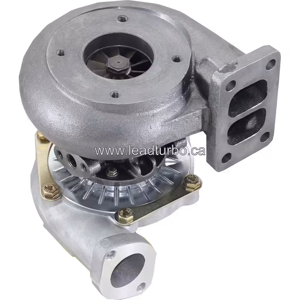 Turbocompresseur 3520967199 vue inférieure 45 degrés avec roue compresseur visible