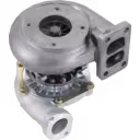 Turbocompresseur 3520967199 vue inférieure 45 degrés avec roue compresseur visible