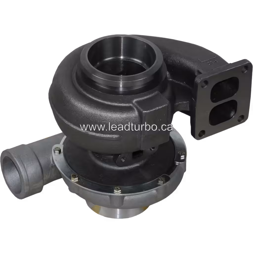 Turbocompresseur 3531772 H2D vue basse avec boulons de montage