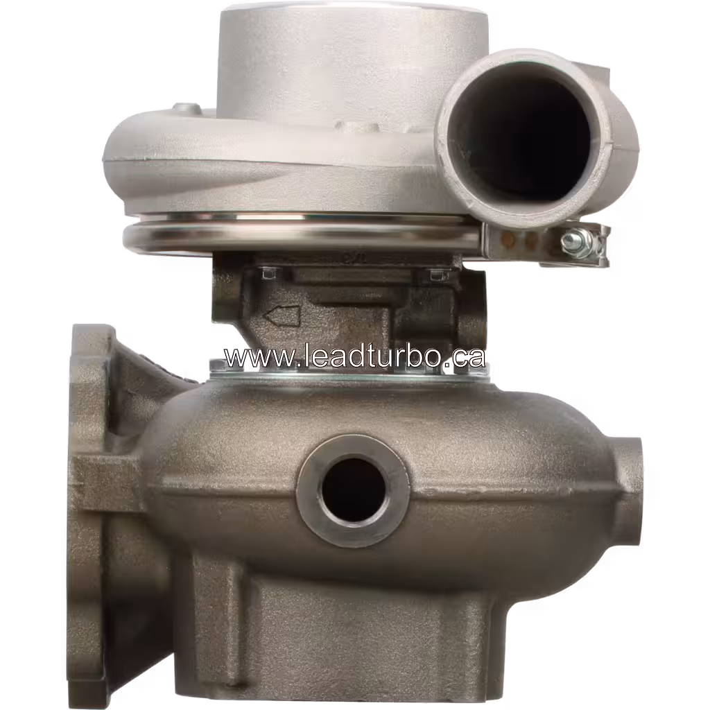 Turbocompresseur 3534377 H1E avec boîtier bicolore et port d'admission circulaire