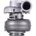Turbocompresseur 3803939 HX50 avec carter compresseur argenté et carter turbine gris foncé