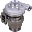 Vue du turbocompresseur B2-3067NRAKB avec entrée compresseur polie