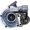 Turbocompresseur OK551-13700C vue avant avec carter compresseur et aube visible