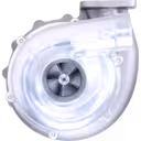 Turbocompresseur VI75-2 avec vis hexagonales sur le carter de compresseur