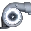 Détail du carter de compresseur turbo 3306T