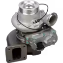 Vue avant du turbocompresseur Peterbilt Kenworth T680
