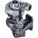 Vue avant du turbocompresseur Perkins 3860cc