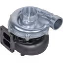 Vue avant du turbocompresseur Isuzu 6BG1(CIAF)