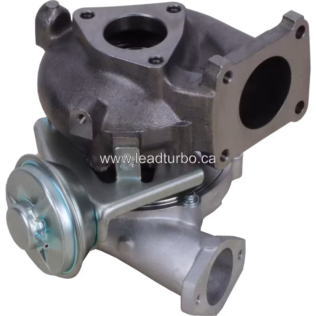 17201-17070 GT2359V Turbocharger Replacement for Toyota Land Cruiser 100 bottom 45 degree view