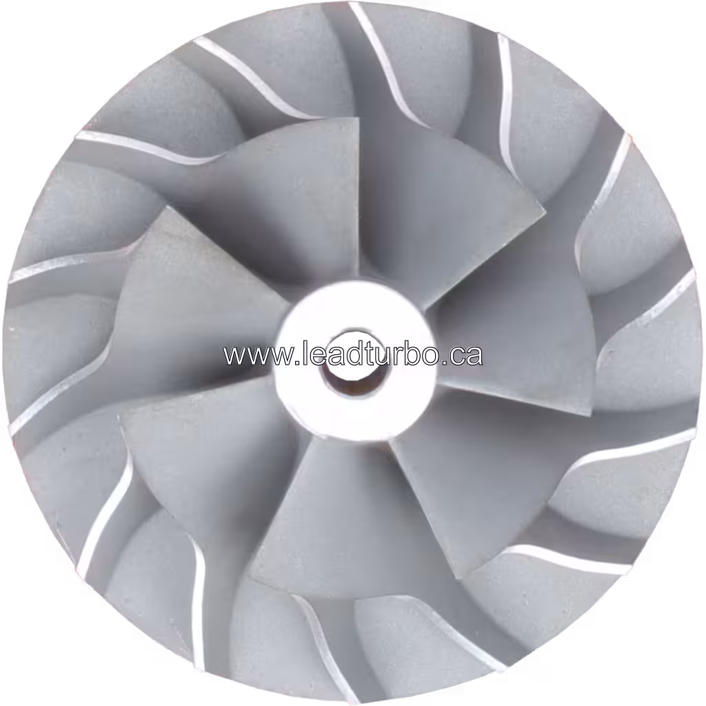 314523 CW Compressor Wheel J96 Turbocharger top view