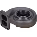 Bottom view of HX60 turbine housing for Yanmar marine applications
