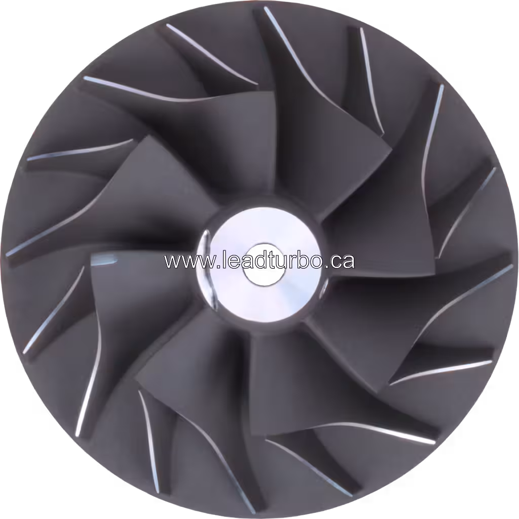 3533703 HX80 Compressor Wheel for Cummins KTA50 Turbocharger front view