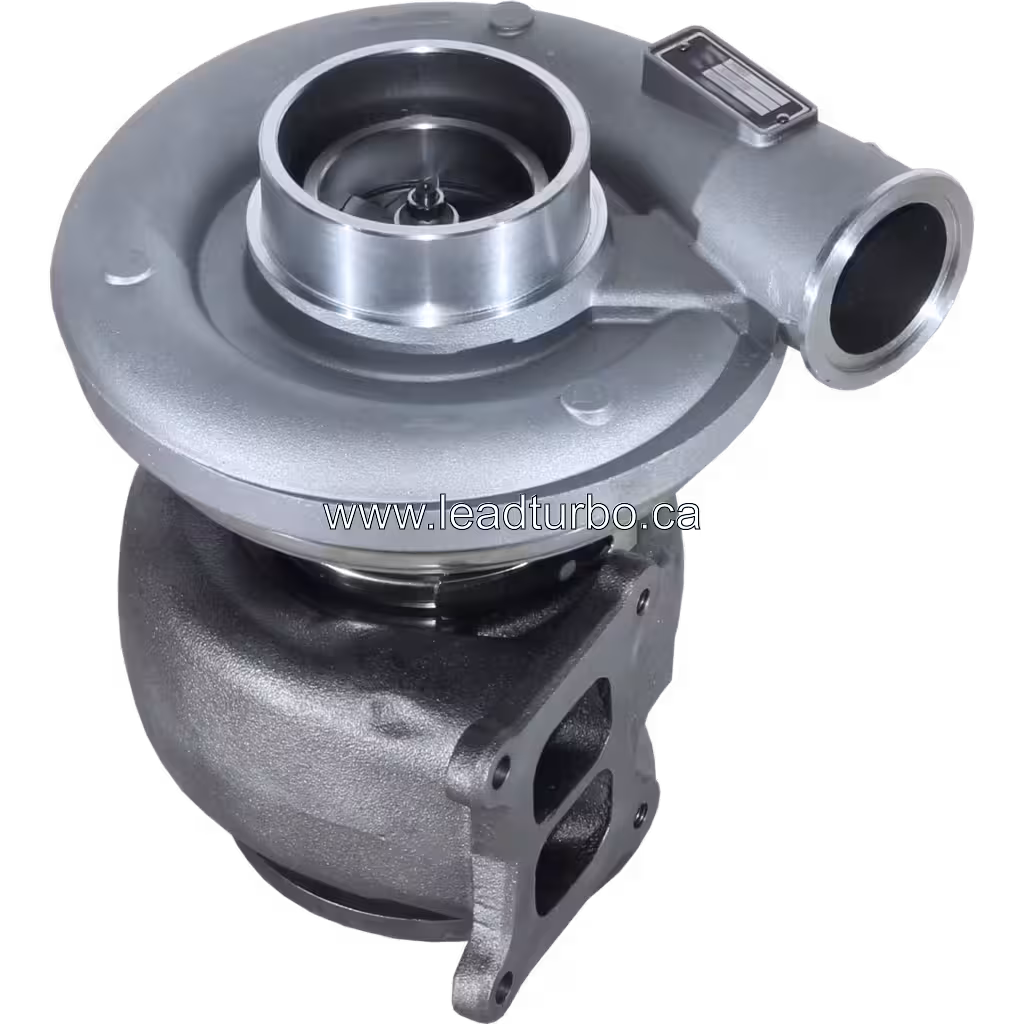Front view of 3590044 turbocharger assembly