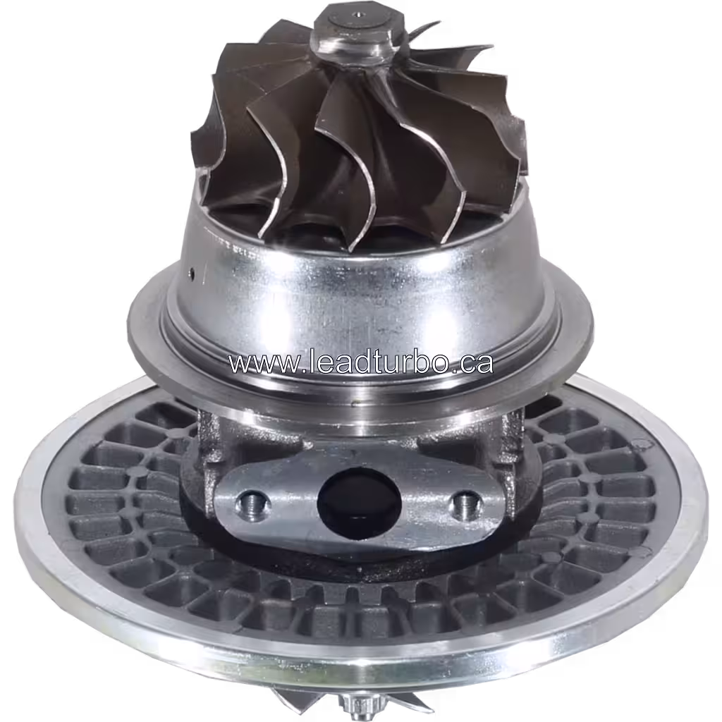 441398-0048 turbo core bottom view showing flanged mounting details