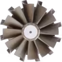 Radial turbine assembly for TD09L-34QRC with machined central hub