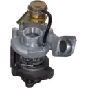 TD04HL4S-15MK-6 6 turbocharger top view showing compressor housing and intake port